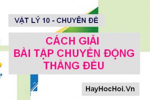 Bài tập Chuyển động thẳng đều và Cách giải - Vật lý 10 chuyên đề